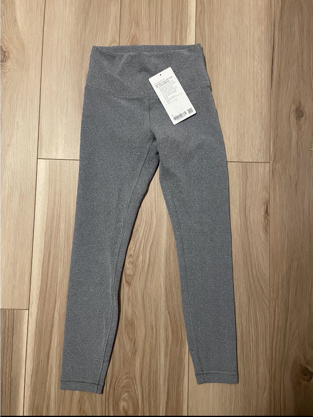 lululemon Wunder Train HR Tight Herringbone Heather Gray